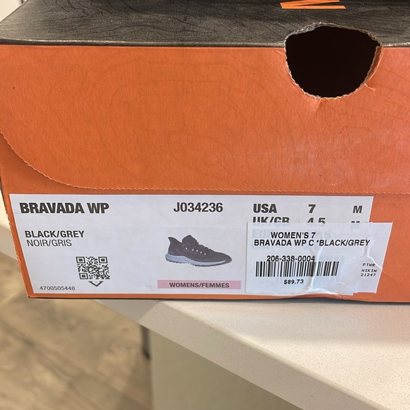 Merrell Bravada Hiking Shoes, Black/Grey, Sz 7 - Picture 6 of 7